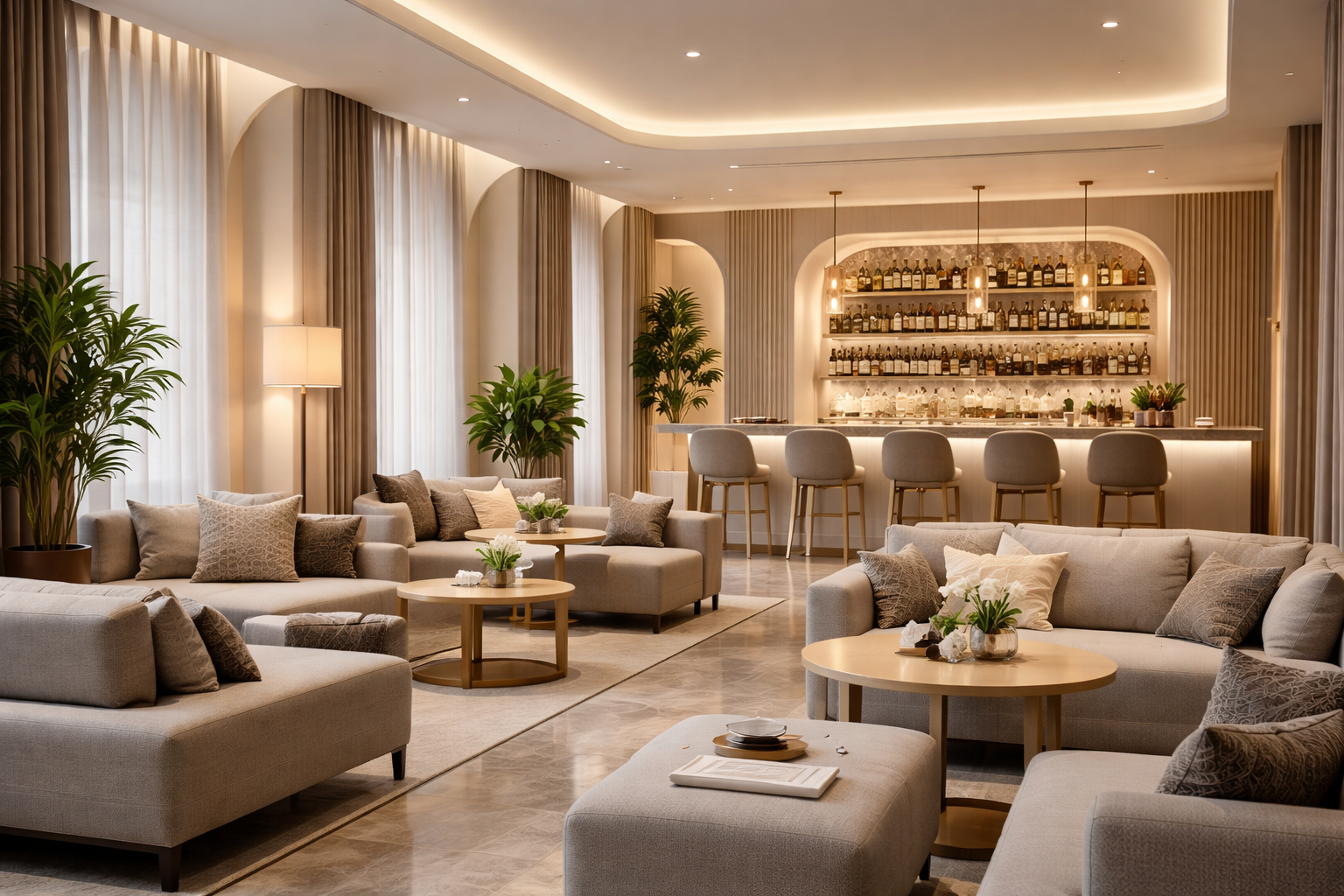 Eleganckie wnętrze hotelowe marki Vista